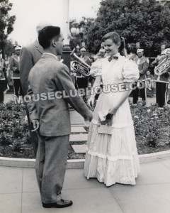 Valerie Watson with King Hussein of Jordan