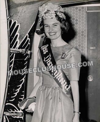 Valerie Watson as Miss Disneyland, 1962