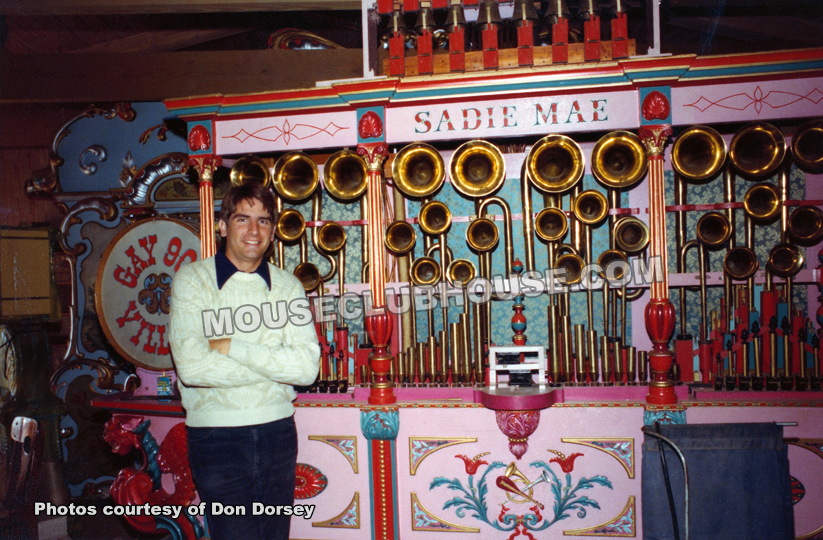 Don Dorsey and Sadie Mae, the band organ heard in America on Parade (1976)